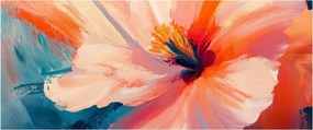 Kép - Festett virág (120x50 cm)
