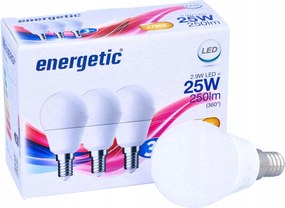 Energetic Led izzó E14 2,9W=25W 3 db