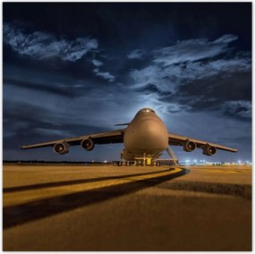 Poszterek 140x140 Nagy repülőgép repülőtér