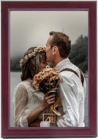 Képkeret 10x15 mahagóni Claret