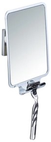 WENKO 22693100 - Kozmetikai tükör VACUUM-LOC QUADRO ED 14x19,5 cm, fényes króm