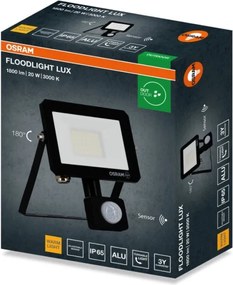 Osram - FLOODLIGHT LED reflektor érzékelővel 20W/230V 3000K IP65