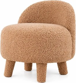 Barna buklé gyerek fotel Moouv – Artie