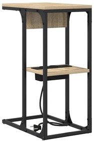 Éjjeli asztal Sonoma tölgy 41.5 x 26 x 60.5 cm Faanyag
