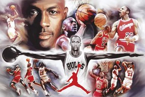 Plakát Michael Jordan - collage, (91.5 x 61 cm)