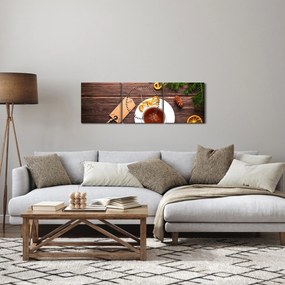 Kép - bögre és dekoráció (órával) (90x30 cm)