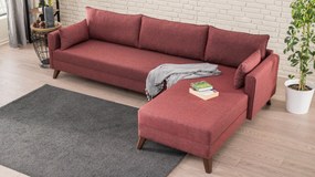 Széthúzható kanapé  Bellina 1 (bordó) (J). 1063026