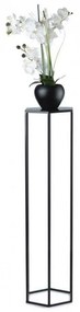 Virágállvány 100x24 cm fekete