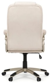 Bézs Szövet Irodai Főnöki Szék, Hinta Mechanikával. KA-C713 CRM2