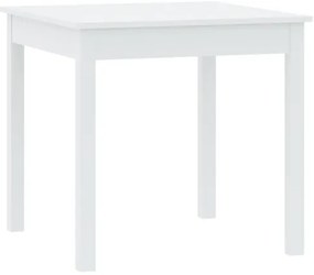 SENDI Étkezőasztal Fehér Színben. 80x80 cm.