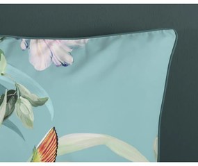 Kék egyszemélyes-hosszabbított pamut-szatén ágyneműhuzat 140x220 cm Fungi – Descanso