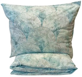 Pamut ágynemű Fancy kék 200x140cm+90x70cm TiaHome