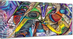 Festmények 180x90 Graffitti falfestmény