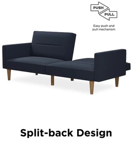 Mainstays sötétkék kinyitható kanapé - Støraa
