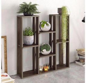 NEVADA virágtartó polc 93x90 cm barna