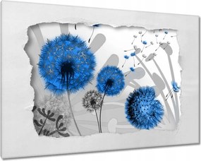 Vászonkép 90x60 Kék pitypangok