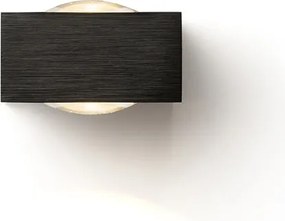 RENDL KORSO II fali lámpa fekete elox 230V LED 2x3W 120° IP54 3000K