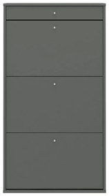 Szürke billenő ajtós cipőtartó Mistral - Hammel Furniture