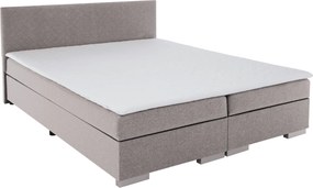 Boxspring ágy, szürkésbarna Taupe, 160x200, ADARA