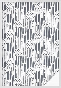 Öntapadós ablakfólia a magánélet védelmére Csíkok és pöttyök 100x146 cm