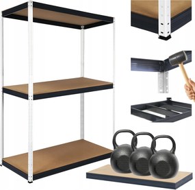 Helios fém tároló állvány 90x75x35cm 3Px350kg