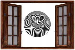 Poszterek 120x80 Absztrakt fekete-fehér