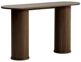 Barna konzolasztal 40x130 cm Nola – Unique Furniture
