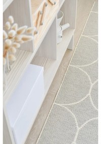 Krémszínű kültéri-beltéri szőnyeg 70x100 cm Boo Linen – Pappelina