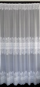 Mg Függöny jacquard 4276 Fehér 200X250 kész szalaggal