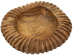 Tálca geris teak ø 29x7cm