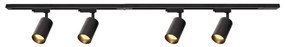 Spotlámpa sínrendszerrel PIPE 4xGU10/10W/230V fekete