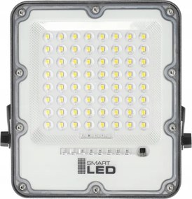 LED fényerőszabályozható napelemes reflektor LED/100W/3,2V 5000K 10500 mAh IP65 fekete + távirányító