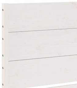 fehér tömör fa extra hosszú ágykeret matrac nélkül 140 x 220 cm