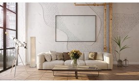 Bézs állólámpa textil búrával (magasság 110 cm) Thor – Fischer &amp; Honsel