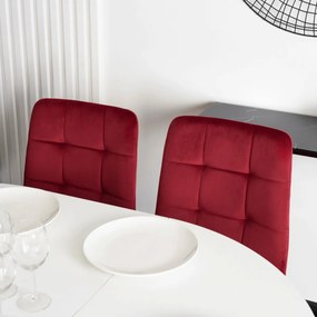 Bordó Bársony Étkezőszék. PERU