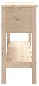 tömör fenyőfa tálalóasztal 100 x 35 x 75 cm