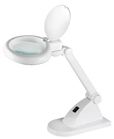 LED Asztali lámpa nagyítóval LED/6W/230V fehér