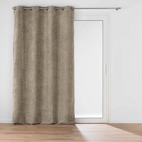 Világosbarna zsenília függöny 140x260 cm Leo – douceur d'intérieur