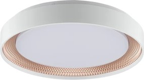 Brilliant - dimmelhető LED mennyezeti lámpatest WALDO LED/24W/230V fehér/rózsaarany + távirányító