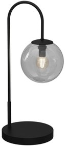 Luminex Asztali lámpa CAMBRIDGE 1xE14/60W/230V fekete LU3699