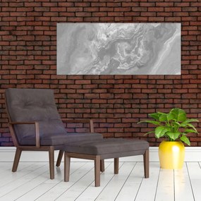 Kép - Márvány fekete-fehérben (120x50 cm)