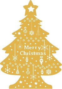 XMASGOLD fém karácsonyi fényfüzér, 70×100 cm