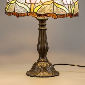 Brilagi - Tiffany vitrázs asztali lámpa LORAS 1xE27/40W/230V