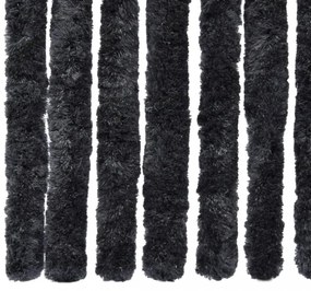 antracitszürke zsenília rovarfüggöny 100 x 220 cm