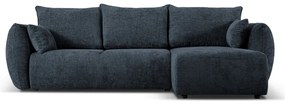 Sötétkék sarokkanapé (jobb oldali) Matera – Cosmopolitan Design