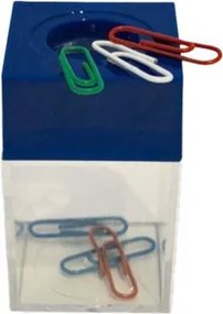 Gemkapocstartó, mágneses, átlátszó-kék (INJ0570)