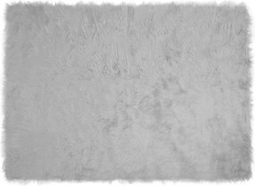 vidaXL Műgyapjú Szőnyeg Tafalla Szürke 160 x 230 cm Poliészter