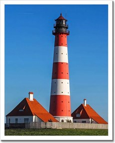 Poszterek keretben 40x50 Világítótorony Tájkép