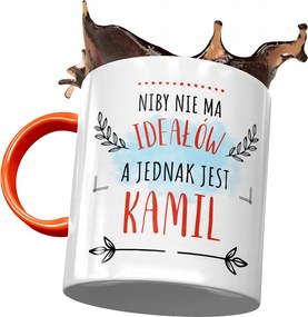 Narancssárga Bögre Kamilla Férj Kolléga Ajándék Nyomtatott Fotóval