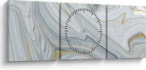 Kép - Absztrakció (órával) (90x30 cm)